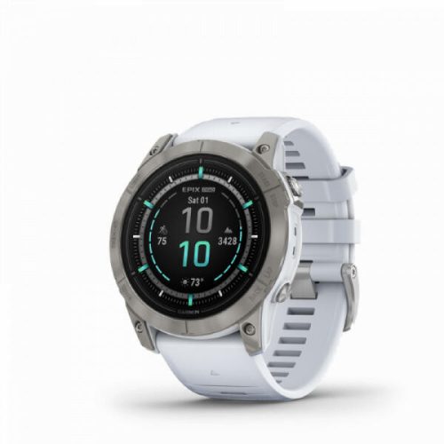 Garmin Epix Pro (Gen 2) Sapphire GPS 51mm Fehér Szíjjal