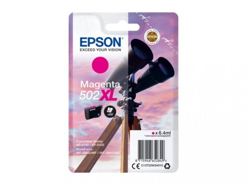 Epson T02W3 (502XL) magenta eredeti tintapatron