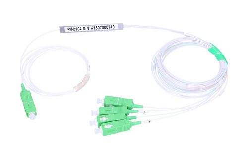 Extralink 1:4 PLC SC/APC | Splitter | 900um, 1m