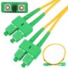 Extralink SC/APC-SC/APC | Patchcord | Single mode, Duplex, G.657A1, 3mm, 20m