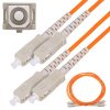 Extralink SC/UPC-SC/UPC | Patchcord | Multi mode, Duplex, 50/125, 3mm, 1m