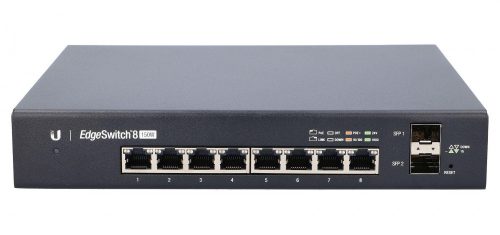 Ubiquiti ES-8-150W | Switch | EdgeMAX EdgeSwitch, 8x RJ45 1000Mb/s PoE+, 2x SFP, 150W