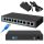 Extralink CERES | PoE Switch | 8x 100Mb/s PoE/PoE+, 2x RJ45 Uplink 100Mb/s, 96W