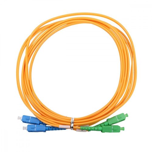 Extralink SC/APC-SC/UPC | Patchcord | Single mode, Duplex, G652D, 3mm, 10m