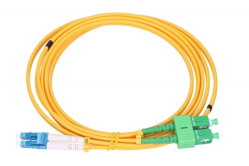 Extralink SC/APC-LC/UPC | Patchcord | Single Mode, Duplex, G652D, 3mm, 10m