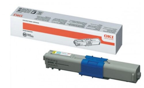 Oki [C310,330,510,530,MC351/MC361,MC561] 2K sárga eredeti toner (44469704)