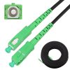 Extralink SC/APC-SC/APC Flat | Patchcord | drop, single mode, Simplex, G.657A2, 125m