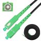 Extralink SC/APC-SC/APC Flat | Patchcord | drop, single mode, Simplex, G.657A2, 125m