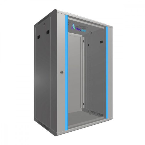 Extralink 18U 600x450 Gray | Rackmount cabinet | wall mounted