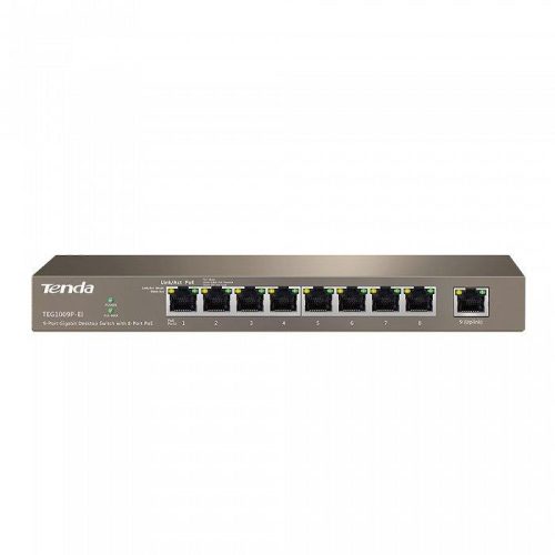 Tenda TEG1009P-EI | Switch | 8x RJ45 1000Mb/s, PoE, 99W