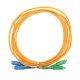 Extralink SC/APC-SC/UPC | Patchcord | Single mode, Duplex, G657A1, 3mm, 3m