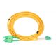 Extralink SC/APC-LC/APC | Patchcord | Single Mode, Duplex, 9/125um, 2m