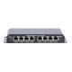 Extralink 8-7 PoE | PoE Switch | 7x 100Mb/s PoE, 1x Uplink RJ45, Power Supply 24V 2.5A