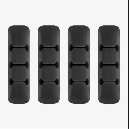 Ringke Silicone Cable Organizer (4pcs) Black