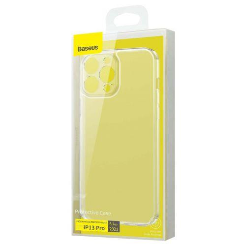 Baseus iPhone 13 Pro case Frosted Glass Protective Transparent (ARWS000102)