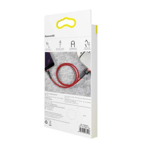 Baseus Lightning Cafule Cable 2.4A 1m Red + Red (CALKLF-B09)