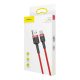 Baseus Type-C Cafule Cable 3A 0.5m Red + Red (CATKLF-A09)