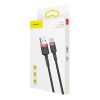 Baseus Type-C Cafule cable 2A 2m Red + Black (CATKLF-C91)