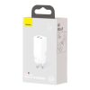 Baseus Travel Charger GaN2 Lite Quick Charger C+U QC 3.0 PD 3.0 65W EU White (CCGAN2L-B02)