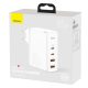 Baseus Travel Charger GaN2 Pro Quick wall charger C+C+U+U, PD 3.0, QC 4.0+, 100W EU White (CCGAN2P-L02)