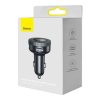 Baseus Car Charger Bluetooth FM Transmitter Enjoy Car with LED display Wireless U+U+3,5mm audio+TF MP3 Charger BT 5.0, 3.4A Black (CCLH-01)