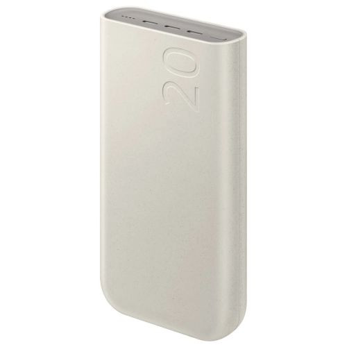 Samsung Power Bank Quick Charge C+C+C (with Type-C to Type-C cable 0,30m), 45W, 20000 mAh, Beige (EB-P4520XUEGEU)