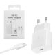 Samsung Travel Charger 15W EP-T1510X with Type-C to Type-C cable (1m) White EU (EP-T1510XWEGEU)