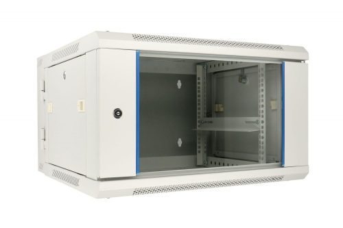 Extralink 6U 600x600 AZH Gray | Rackmount cabinet | wall mounted, swing type