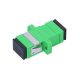 Extralink SC/APC | Adapter | Single Mode, Simplex, green