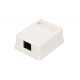 Extralink | Wall mount outlet | 1x RJ45 KAT5E UTP