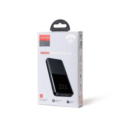 Joyroom Power Bank with Digital Display C+U+U, PD 15W, 10000 mAh, Black (JR-T013)