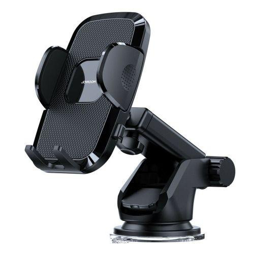 Joyroom Car Mount Clamp Holder (Dashboard and Windshield Version) with Extendable Arm, 360 rotation, 4.7-6.9 inch, Black (JR-ZS259)