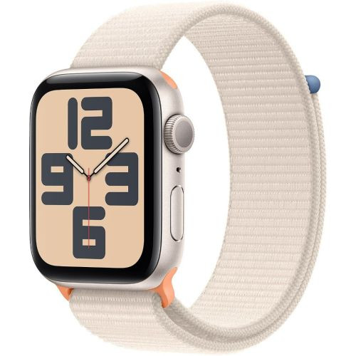 Apple Watch SE (2023) GPS 40mm Starlight Alu Case, Starlight Sport Loop EU MR9W3