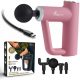 Extralink Massage Gun Mini Pink | Massage Gun | 4 interchangeable tips