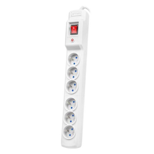 Armac Multi M6 | Power strip | anti-surge system, 6 sockets, 1,5m cable, gray