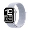 Apple Watch Series 10 GPS 42mm Ezüst Aluminium Tok, Égkék Sportpánt (Textil szíj)