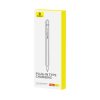 Baseus Tablet Tool Pen Smooth Writing 2 with LED Indicator + Active Replaceable Tip for iPad, with USB-A to Lightning cable, White (P80015806211-02)