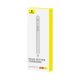 Baseus Tablet Tool Pen Smooth Writing 2 with LED Indicator + Active Replaceable Tip for iPad, with USB-A to Lightning cable, White (P80015806211-02)