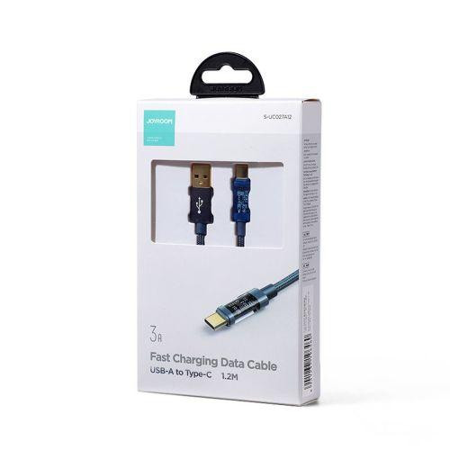 Joyroom USB - Type-C Data Cable, 3A, 1.2m, Blue (S-UC027A12)