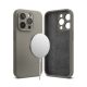 Ringke iPhone 15 Pro Max Case Silicone Magnetic Gray