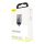 Baseus Car Charger Tiny Star Mini Quick Charge, U+Um 12/24V, 30W Gray (VCHX-A0G)