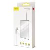 Baseus Wireless Charger Ultra-thin Card 15W (with USB cable 1m) Silver/White (WX01B-S2)